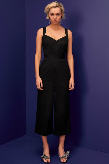 Silhouette Jumpsuit Black
