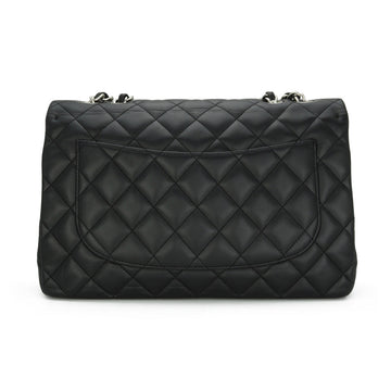 Chanel Single Flap Jumbo Black Lambskin 2010