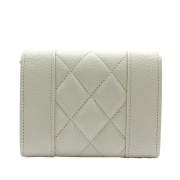 Chanel CC Timeless Caviar Leather Crossbody Bag (SHG-35814)