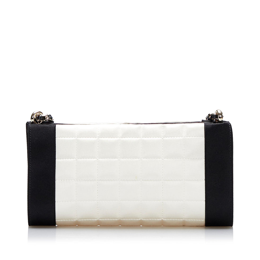 Chanel Chocolate Bar Satin Shoulder Bag (SHG-ByUsCX)