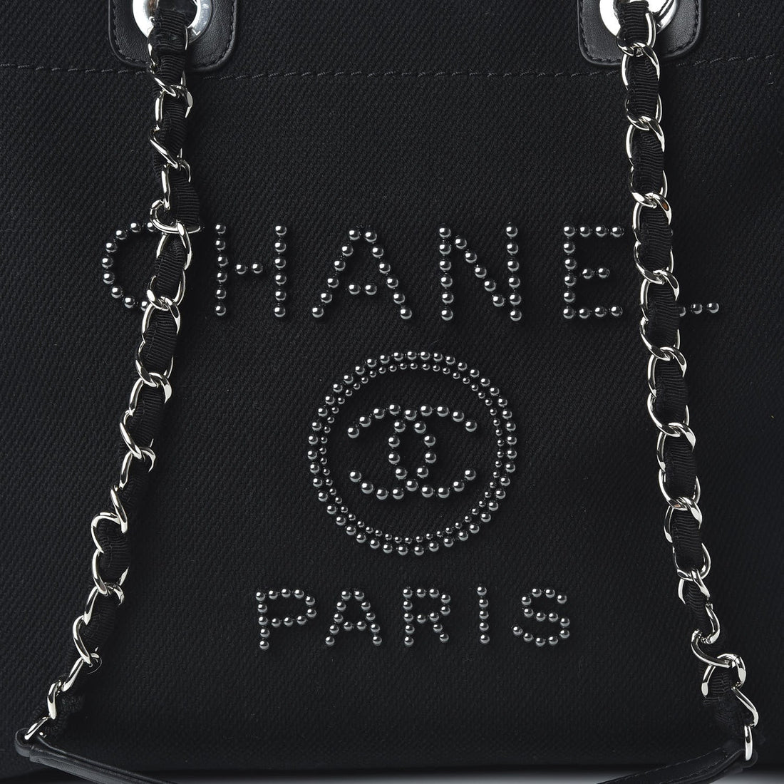 CHANEL PEARL DEAUVILLE MEDIUM TOTE BAG