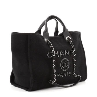 CHANEL PEARL DEAUVILLE MEDIUM TOTE BAG
