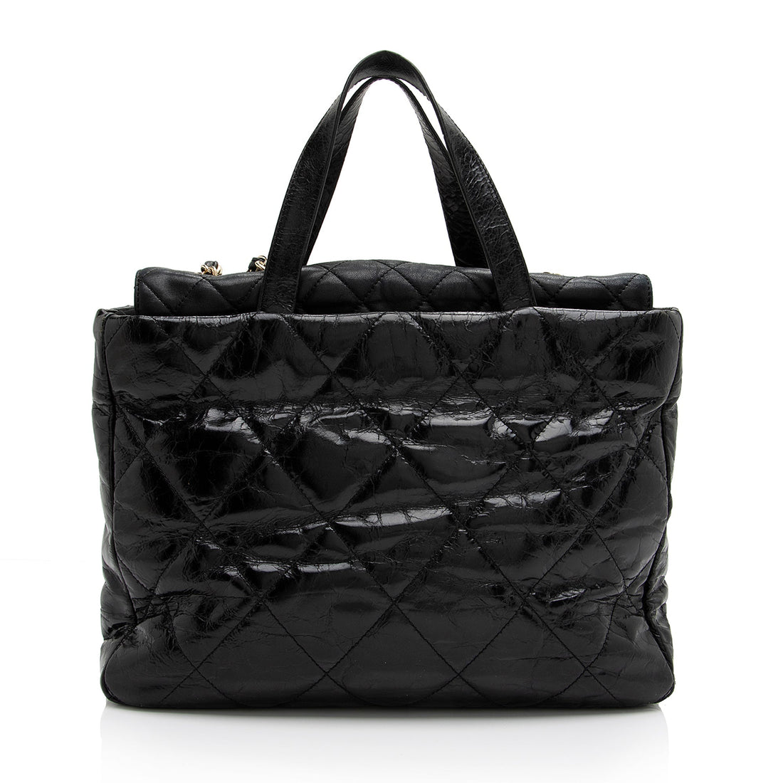 Chanel Glazed Calfskin Portobello Medium Tote (SHF-23347)