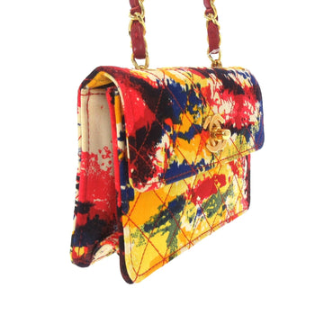 Chanel Graffiti Watercolor Matelasse Satin Crossbody Bag (SHG-34312)