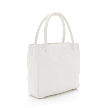 Chanel Lambskin Triple CC Small Tote (SHF-roydAT)