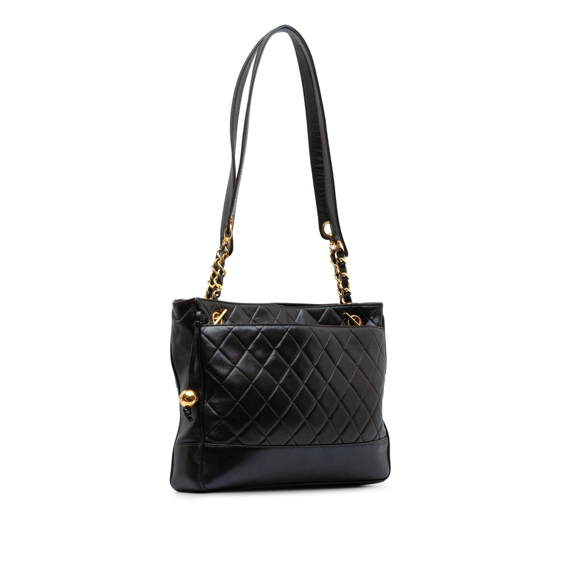 Chanel Quilted CC Lambskin Shoulder Bag (SHG-4n8pB4)