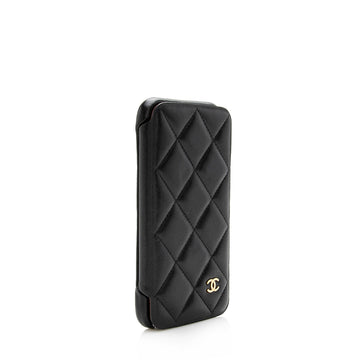 Chanel Quilted Lambskin iPhone X Case (SHF-16170)
