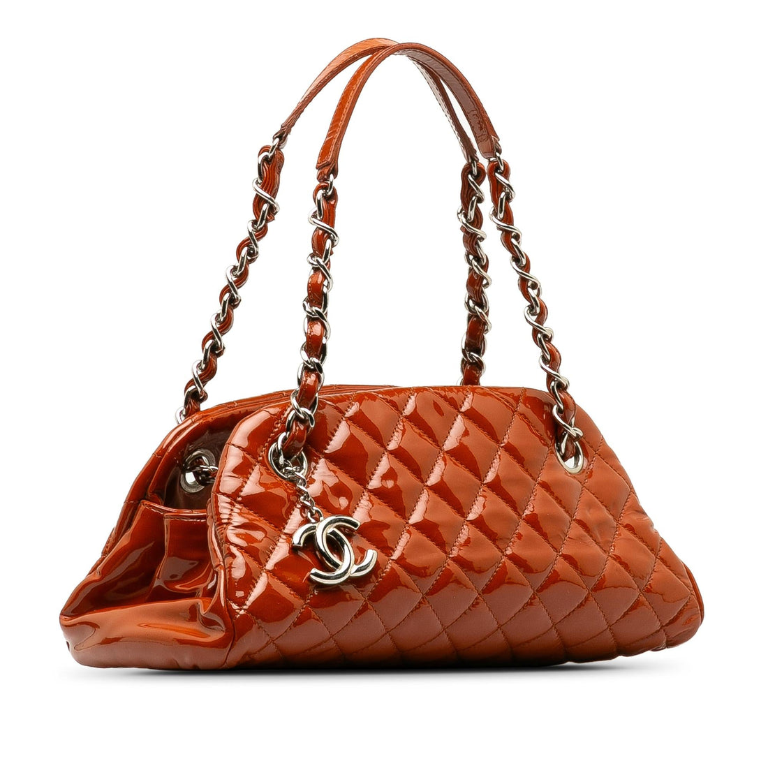 Chanel Small Patent Just Mademoiselle Shoulder Bag (SHG-eDqWnL)