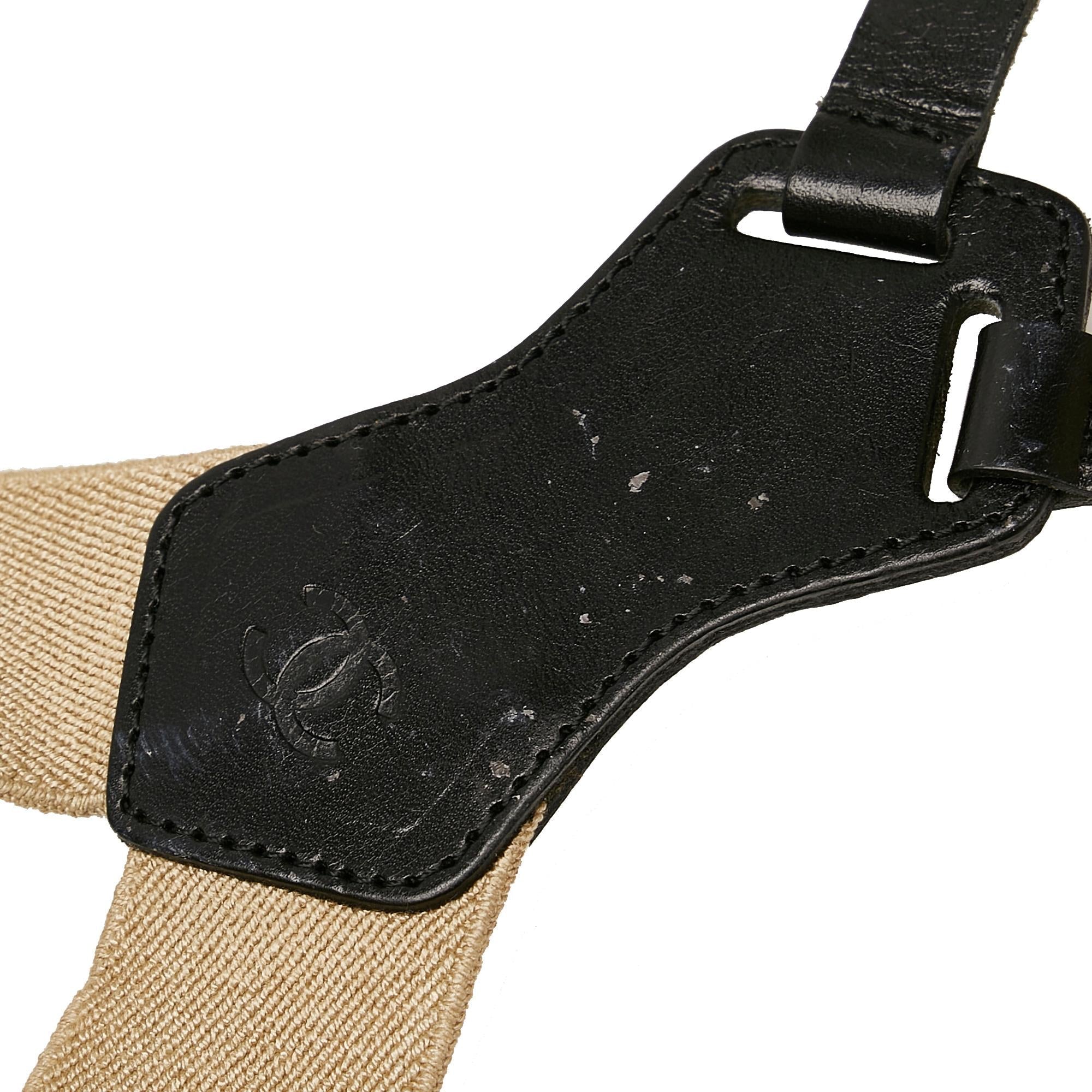 Chanel Vintage Logo Suspender (SHG-XLGV5o)