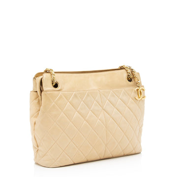 Chanel Vintage Quilted Lambskin Shoulder Bag - FINAL SALE (SHF-23722)