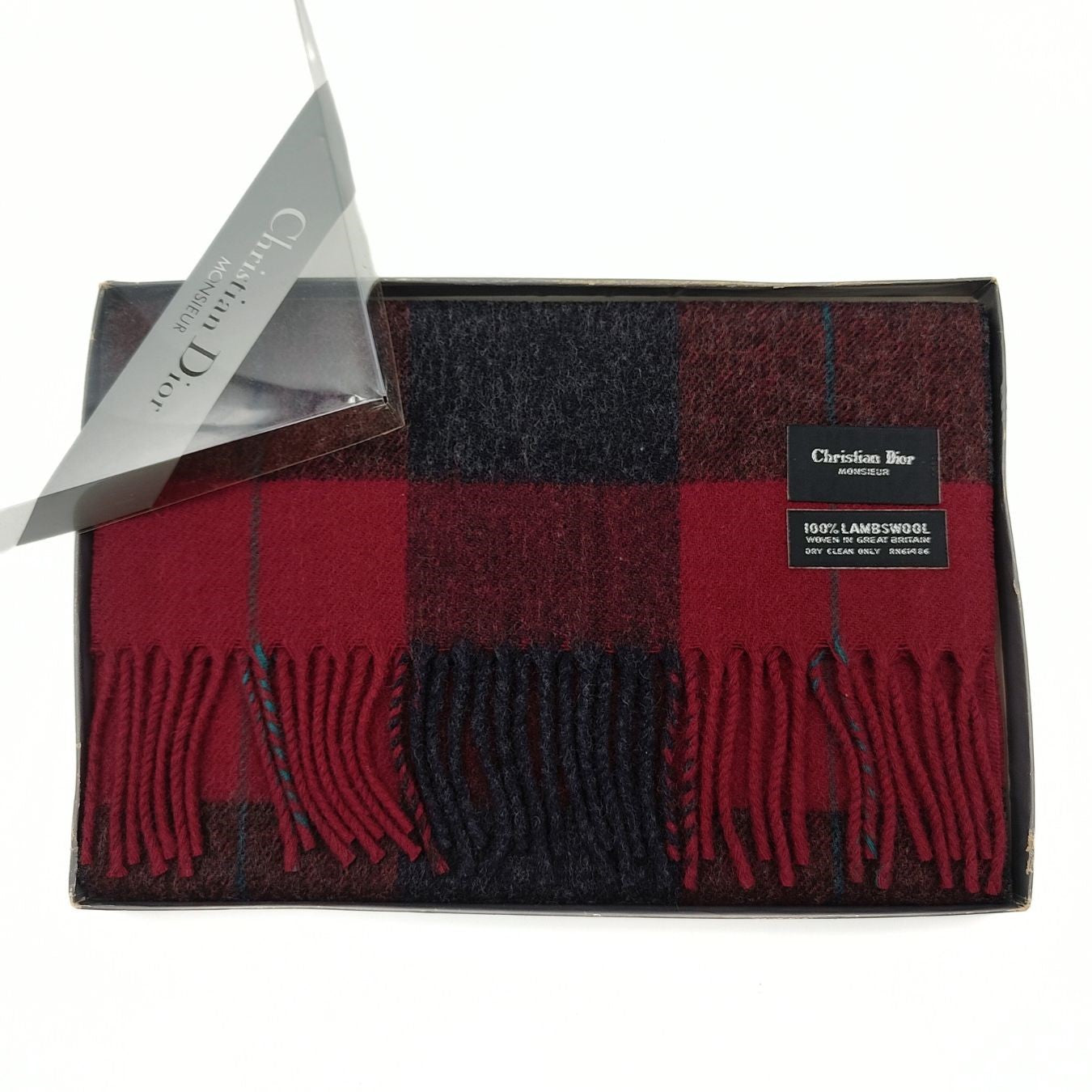 DIOR Dior Christian Dior men's scarf in pure wool