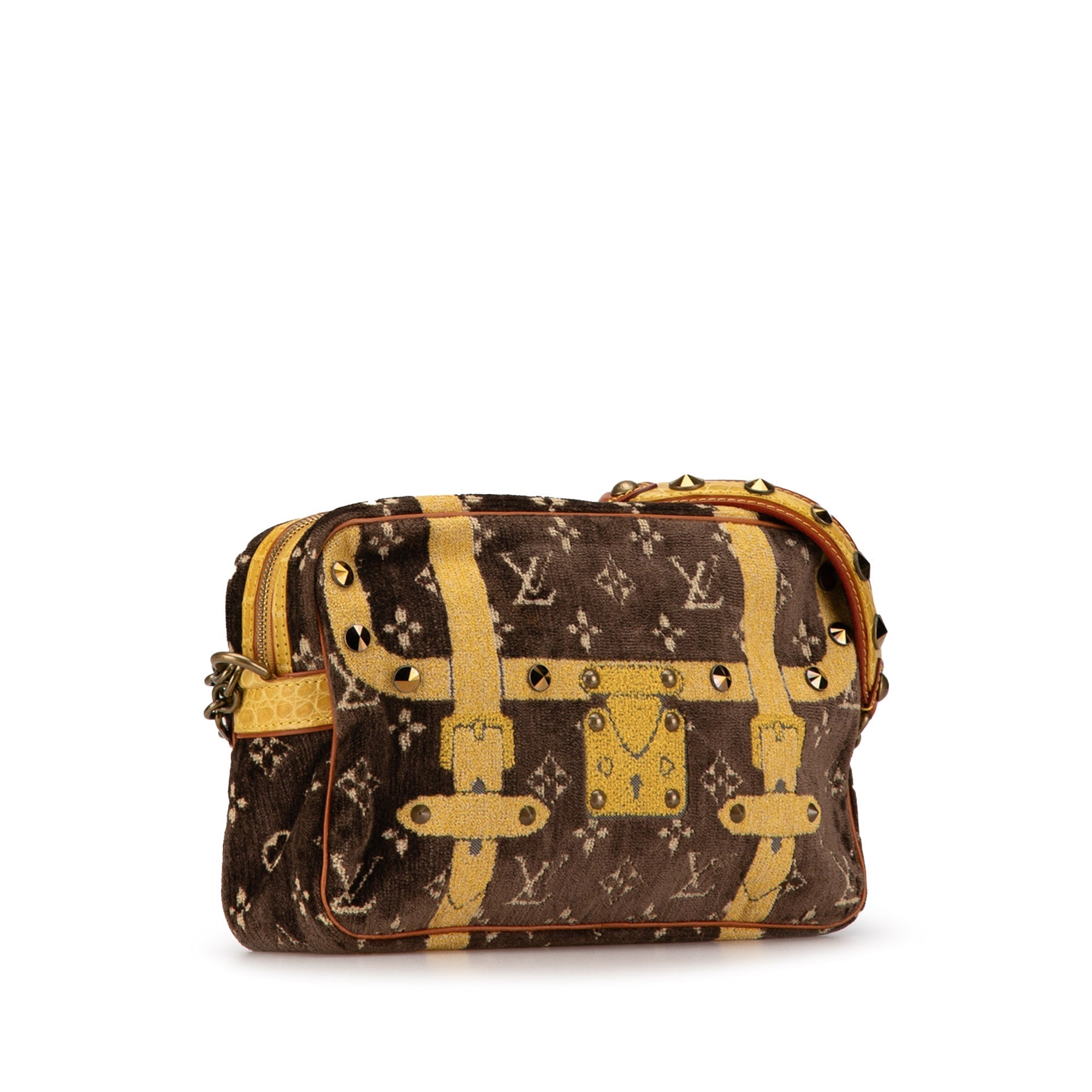 Brown Louis Vuitton Trompe L'oeil Trocadero Shoulder Bag
