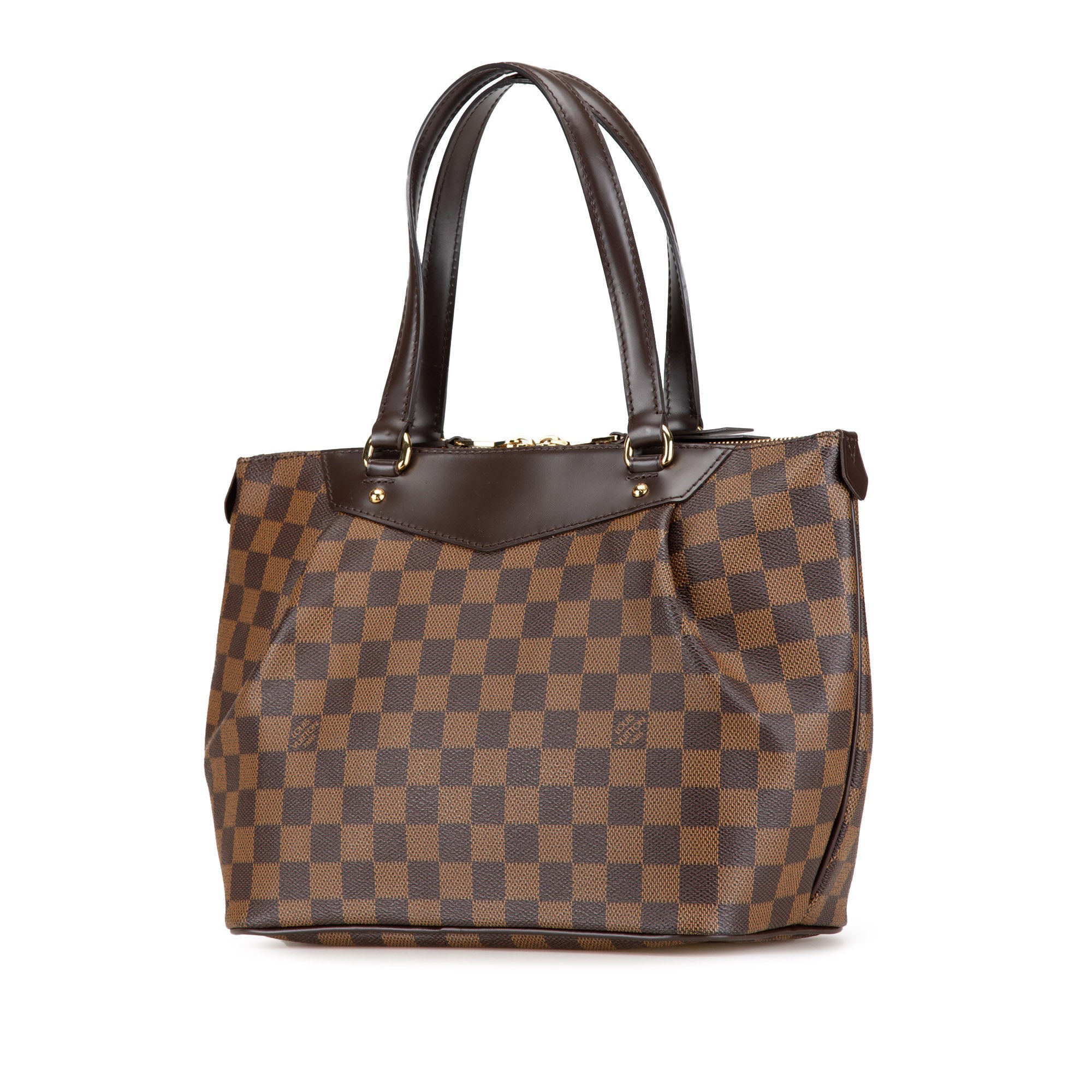 Brown Louis Vuitton Damier Ebene Westminster PM Shoulder Bag