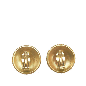 ChanelCoco  Button Earrings Costume Earrings