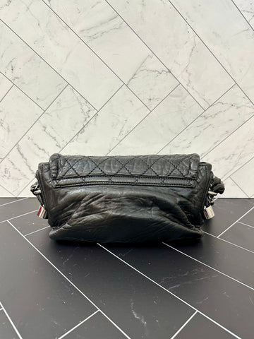 Chanel Distressed Small Black Lady Braided Shoulder Bag