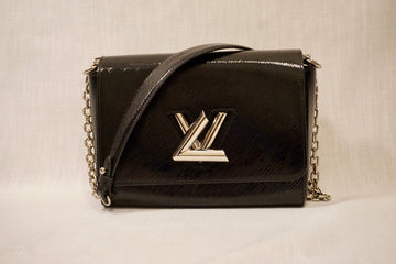 LOUIS VUITTON Epi Leather Twist MM Bag Black