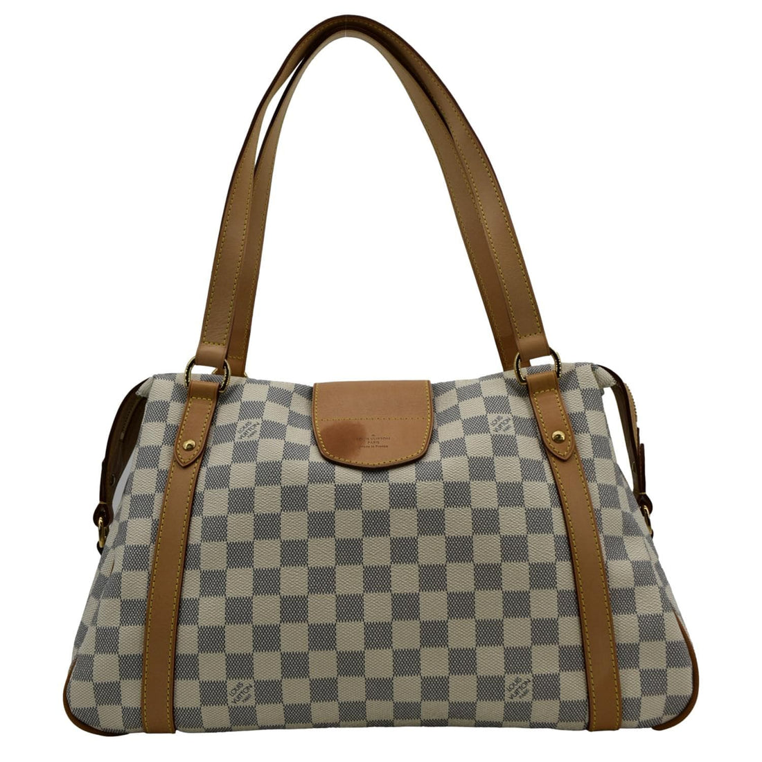 LOUIS VUITTON Stresa PM Damier Azur Shoulder Bag White