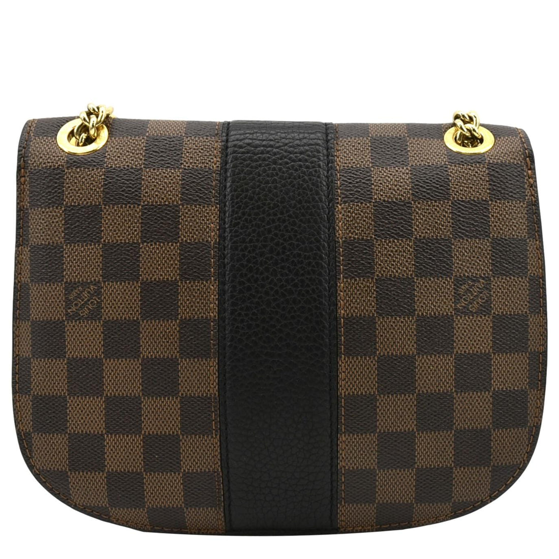 LOUIS VUITTON Wight Damier Ebene Crossbody Bag Black