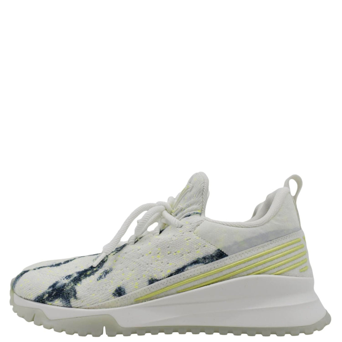 LOUIS VUITTON V.N.R Technical Knit Fabric Sneakers White Size US 6.5