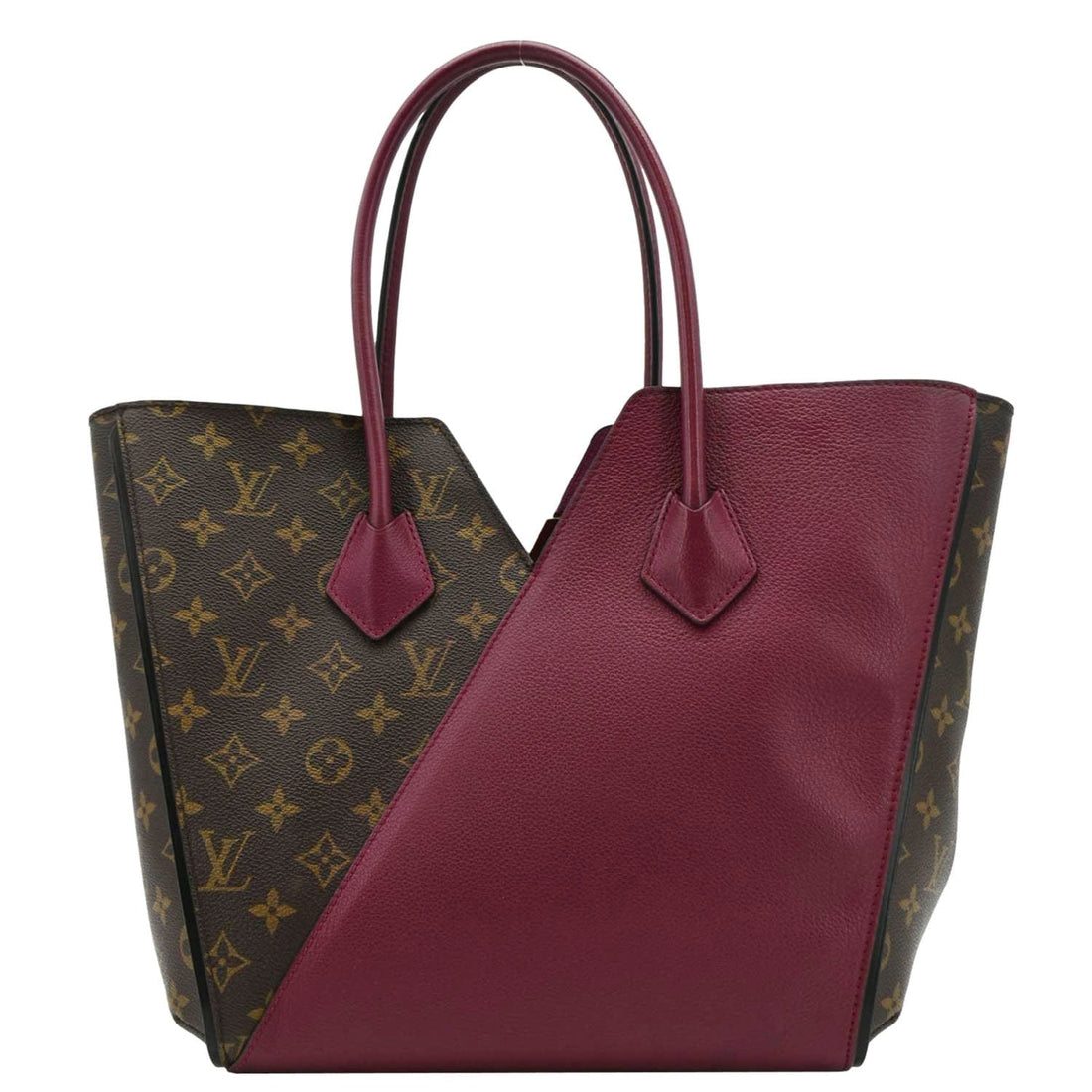 LOUIS VUITTON Kimono MM Monogram Canvas Shoulder Bag Maroon