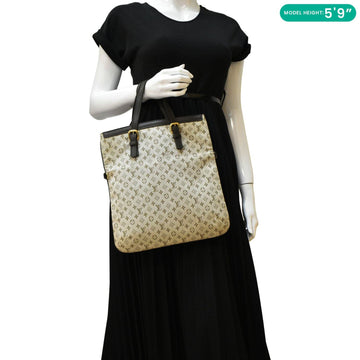 LOUIS VUITTON Francoise Monogram Mini Canvas Shoulder Bag Khaki