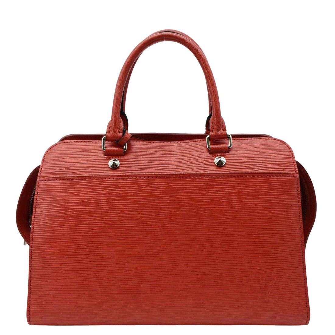 LOUIS VUITTON Vaneau MM Epi Leather Shoulder Bag Red