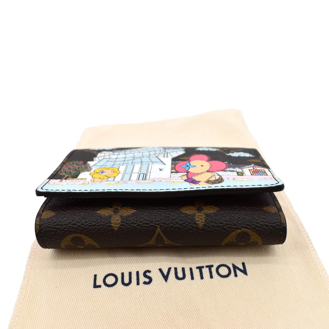 LOUIS VUITTON Women Victorine Animation Monogram Wallet Multicolor