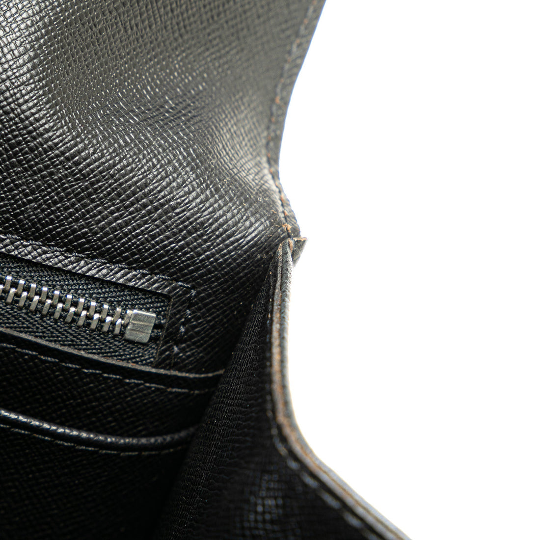 Black Louis Vuitton Taiga Selenga Clutch Bag