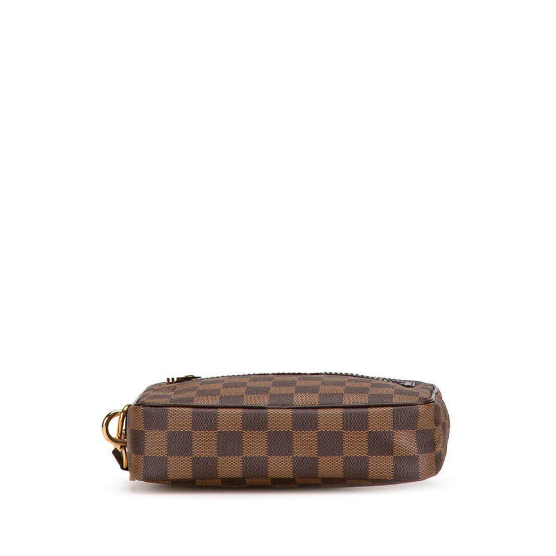 Brown Louis Vuitton Damier Ebene Pochette Billets Macao Clutch Bag