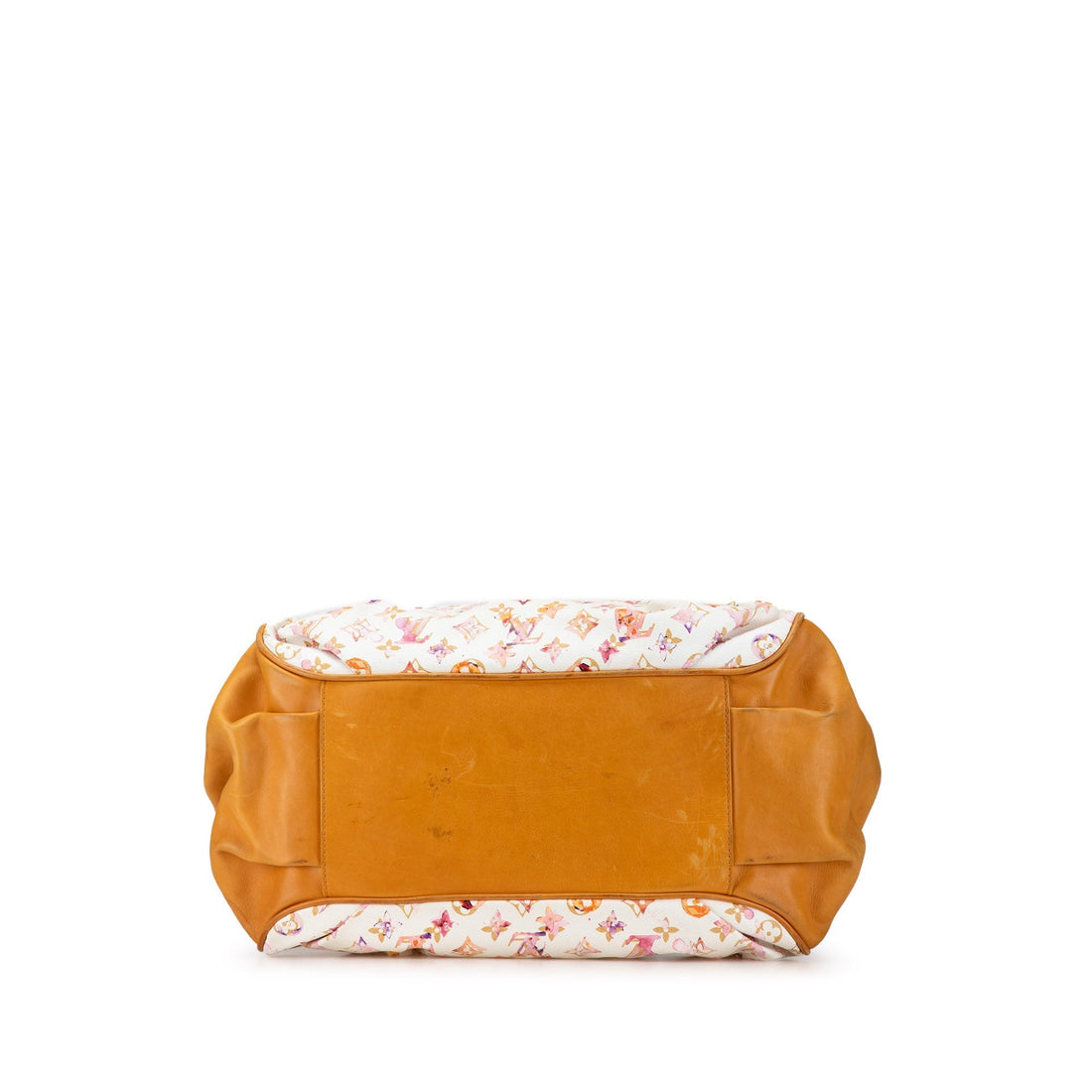 White Louis Vuitton x Richard Prince Monogram Watercolor Aquarelle Jamais Tote Bag