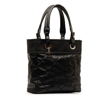 Chanel Paris Biarritz PM Tote Bag  Canvas Handbag A34208 in Excellent condition