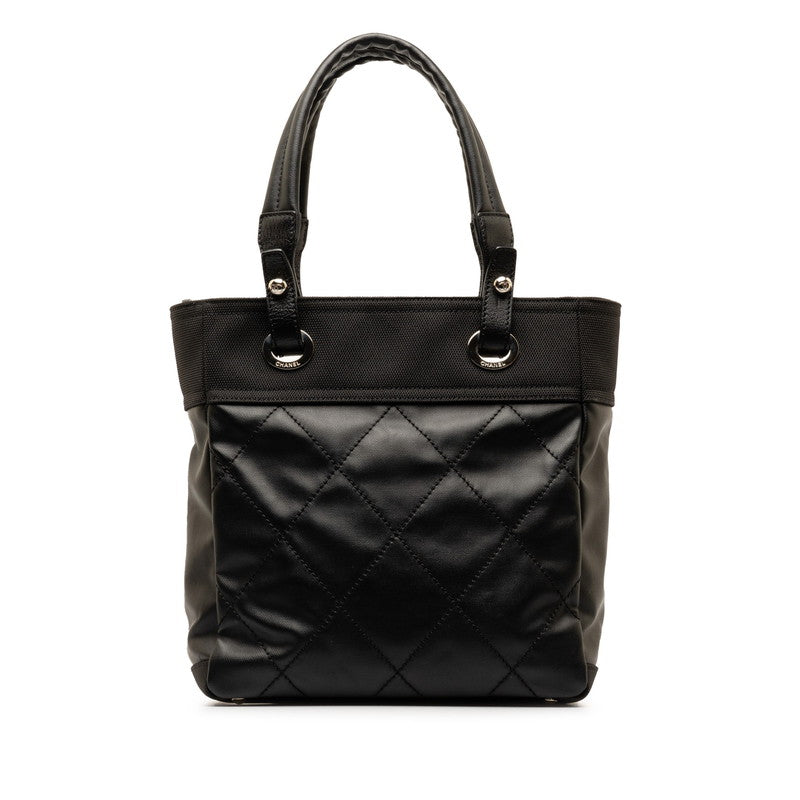 Chanel Paris Biarritz PM Tote Bag  Canvas Handbag A34208 in Excellent condition