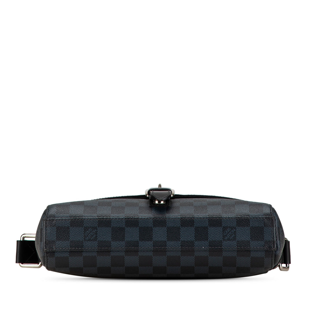 Black Louis Vuitton Damier Cobalt Newport Messenger PM Crossbody Bag