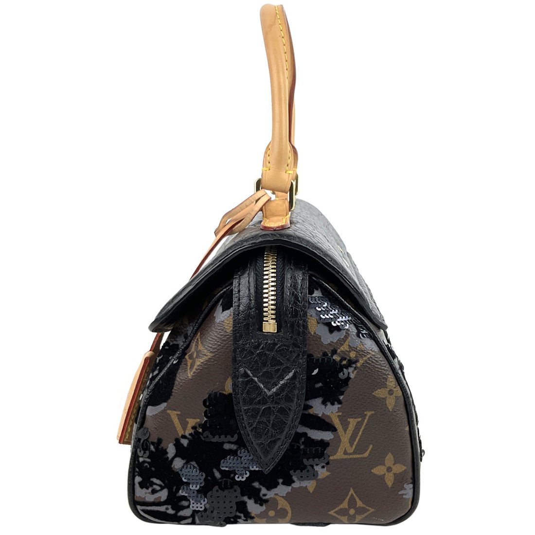 LOUIS VUITTON Carrousel Fleur de Jais Monogram Canvas Bag