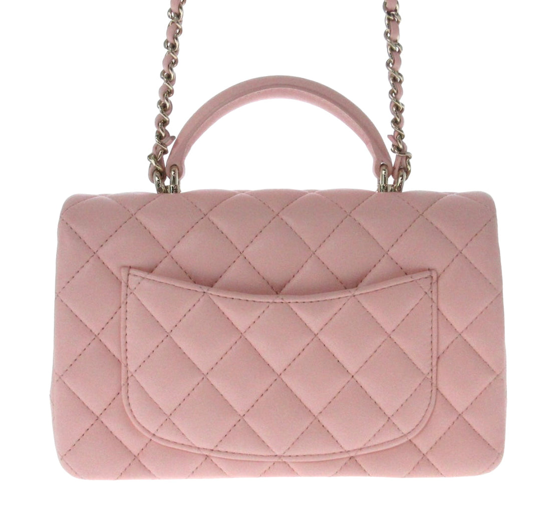 Chanel Mini Top handle Pink bag