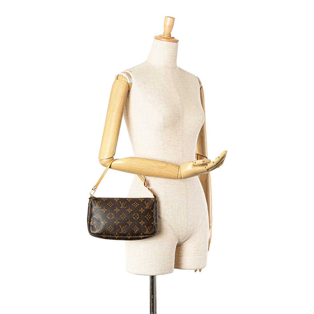 Brown Louis Vuitton Monogram Pochette Accessoires Shoulder Bag