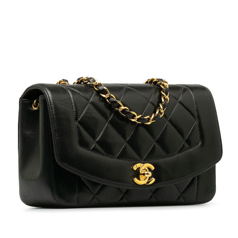 Chanel Diana Flap Shoulder Bag  Leather Shoulder Bag in Good condition