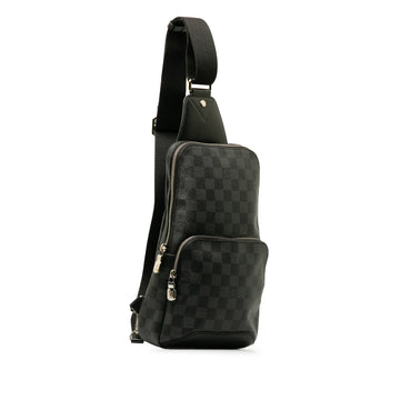 Black Louis Vuitton Damier Graphite Avenue Sling Crossbody Bag
