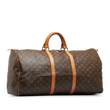 LOUIS VUITTON Monogram Keepall 60 Travel Bag