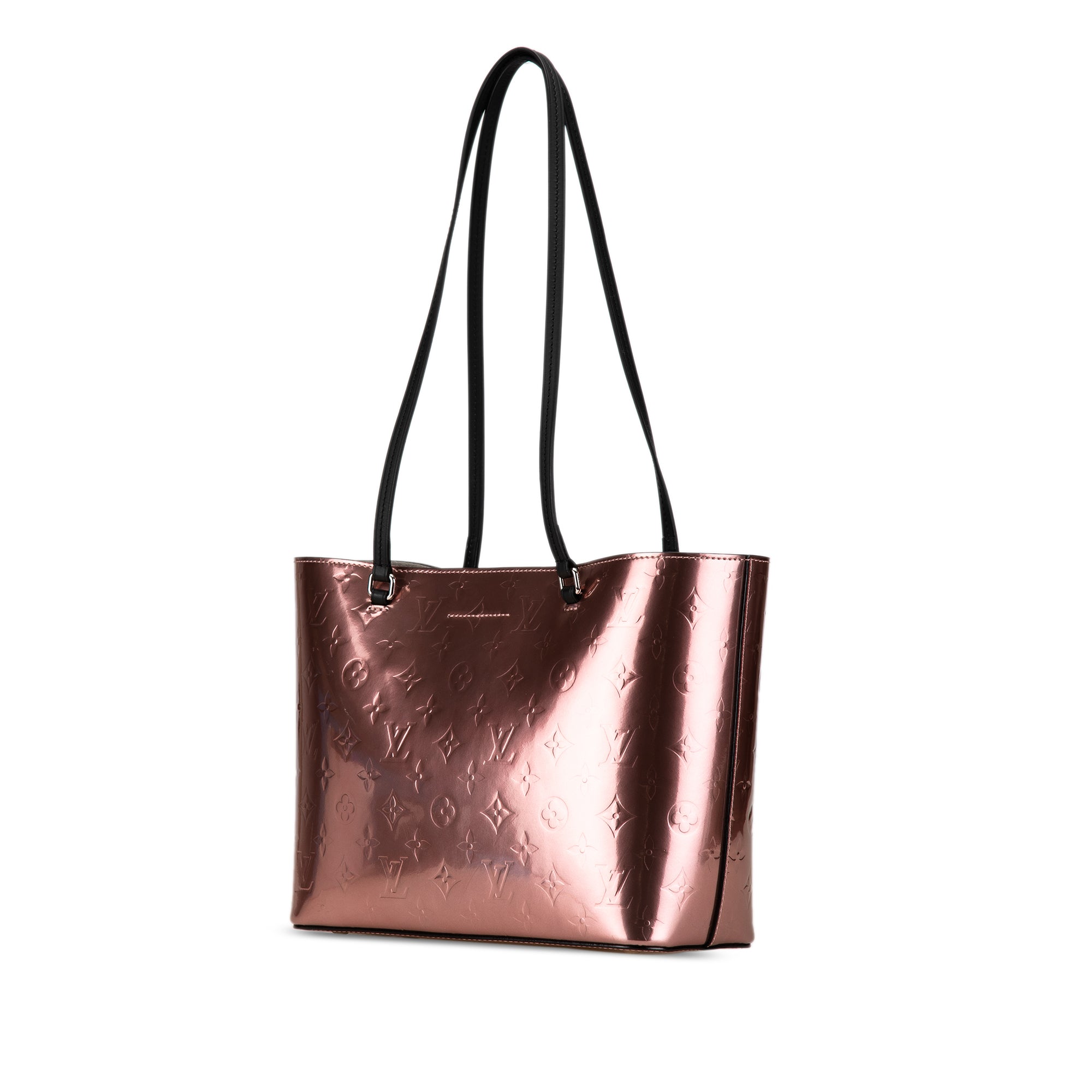 Pink Louis Vuitton Monogram Vernis Long Beach PM Tote Bag