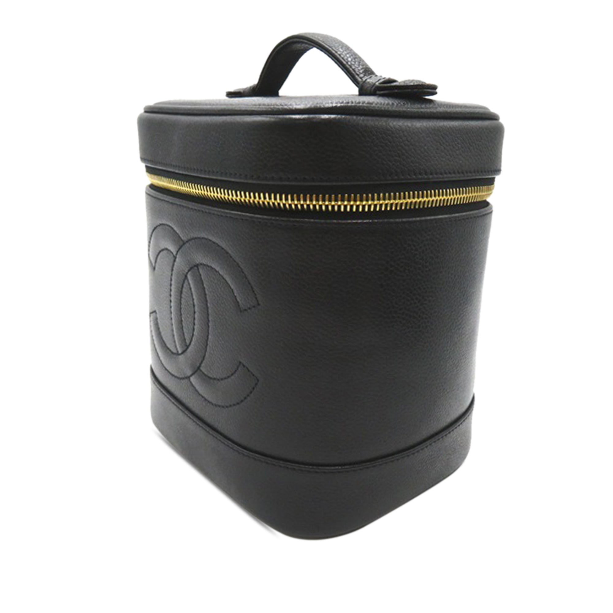 Chanel CC Caviar Vanity Case Vanity Bag