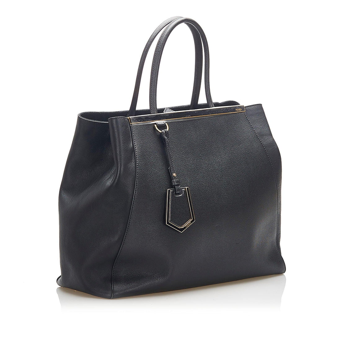Fendi Saffiano Leather 2Jours Tote (SHG-16385)