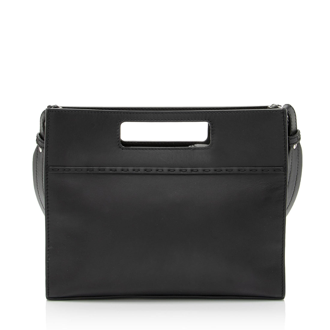 Fendi Calfskin Cutout Handle Mini Shopper Tote (SHF-4Nys6a)