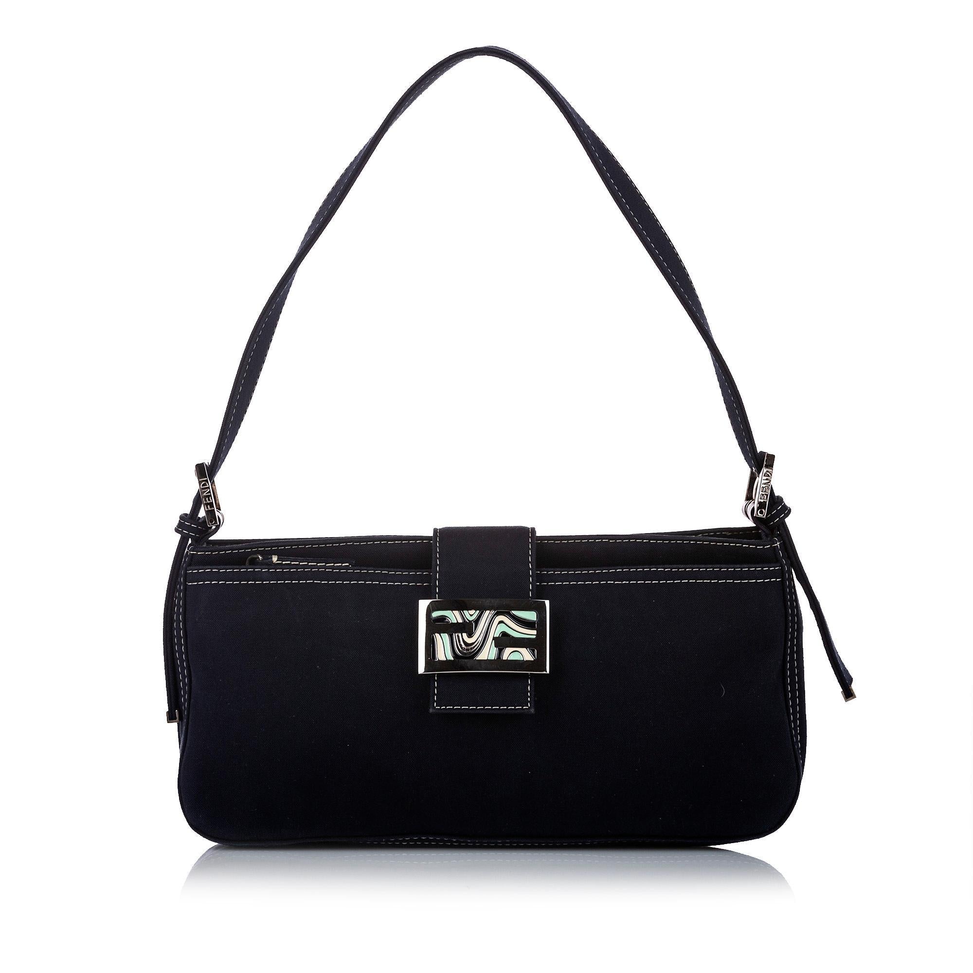 Fendi Canvas Shoulder Bag