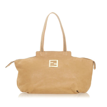 Fendi Chains Leather Tote Bag