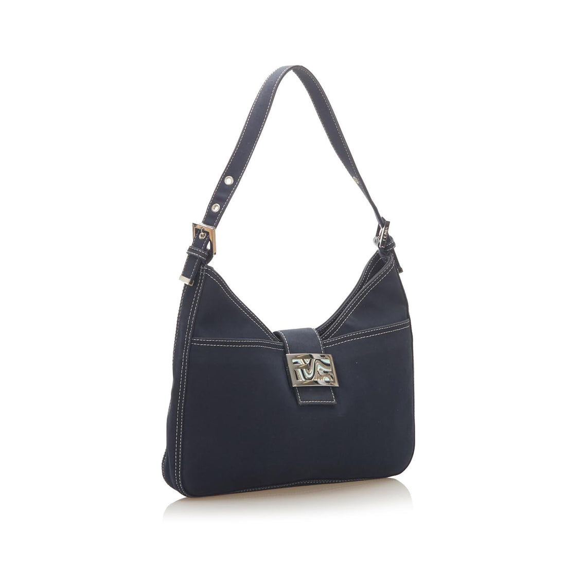 Fendi Denim Shoulder Bag