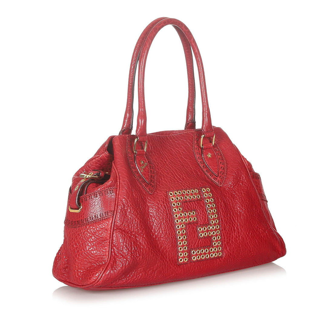 Fendi Etniko Leather Tote Bag