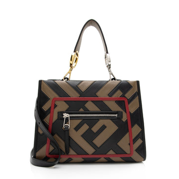 Fendi FF Calfskin Century Runaway Small Tote