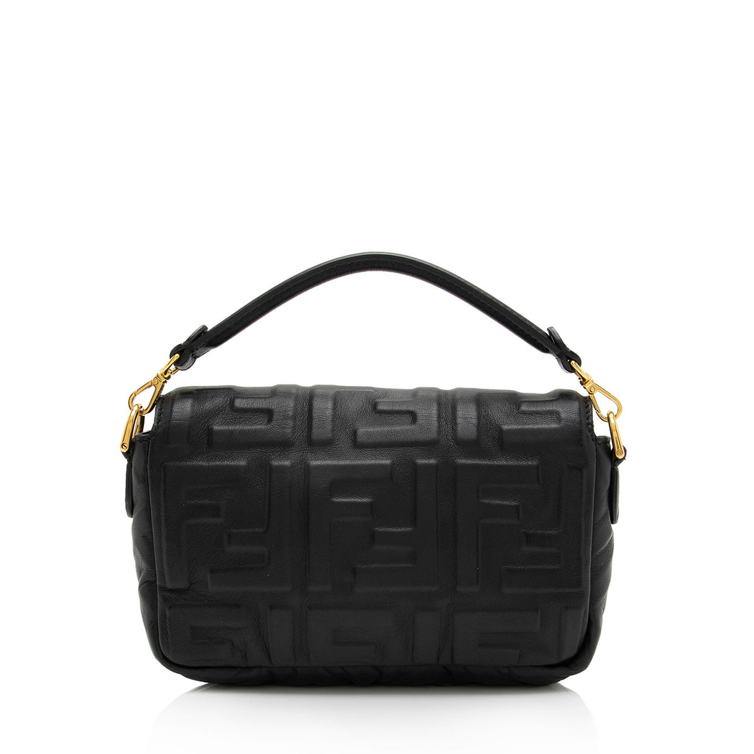 Fendi FF Embossed 1974 Mini Baguette Shoulder Bag (SHF-st6LPG)