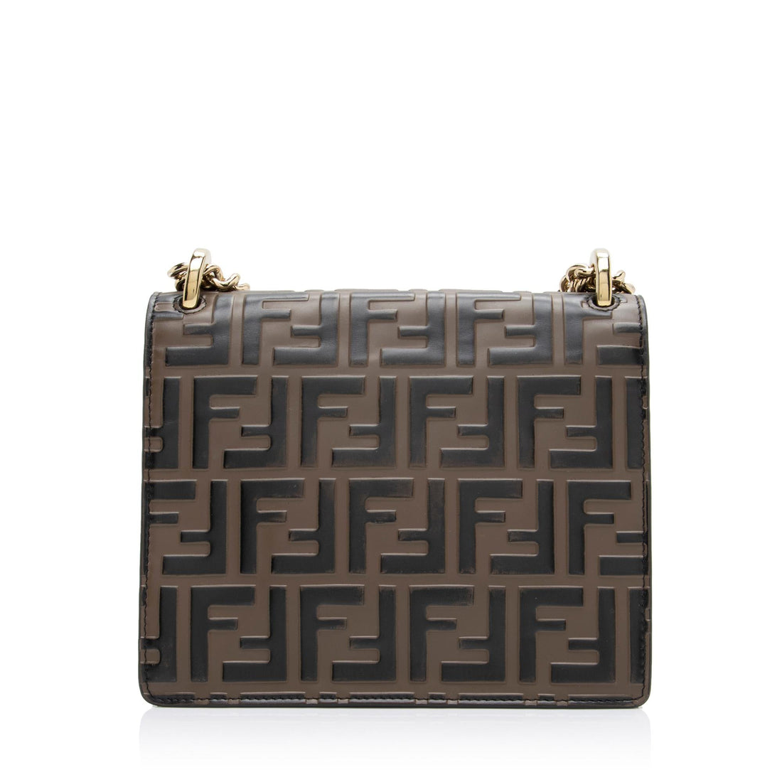 Fendi FF Embossed Kan U Small Shoulder Bag (SHF-FKDtX8)